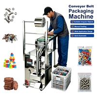 Machine de pesage, de comptage et d'emballage automatique, convoyeur à alimentation manuelle, ligne d'emballage semi-automatique adaptée aux articles irréguliers