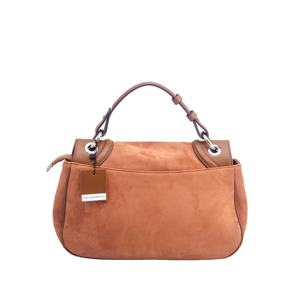 カスタムOEM/ODM本物のレザー & スエードハーフムーンハンドバッグメーカー中国から - Product Image 3