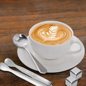 Juego de 14 Piezas de Cuchillos para Queso y Untar Mantequilla de Acero Inoxidable, Cuchillo para Mantequilla, Pinza para Hielo, Cuchara para Café, Pinza para Cubos de Azúcar - Product Image 2