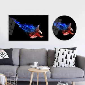 Elegant Printed <b>Canvas</b> Artwork: Modern Patriotic Decor for Home,TEMPERED GLASS ART - Product Image 3