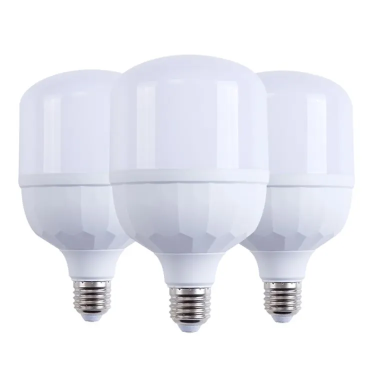 Bombilla Led para uso residencial, bombillas de Material sin procesar, 5W, 10W, 15W, 20W, 30W, 40W, 50W, 60W, E27, B22, venta al por mayor