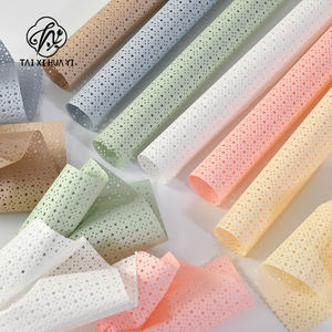 Papier Fenghua enduit d'un seul côté, imperméable, épaissi, pour l'emballage de bouquets de fleurs creuses - Product Image 1