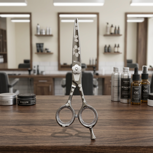 Ciseaux de coiffure professionnels en acier inoxydable J2, lame tranchante, manche moyen, pour droitiers - Product Image 2
