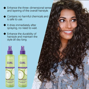 Spray capillaire à tenue forte à base de plantes, marque privée, protection contre la chaleur, éclaircissant, nourrissant les <span class=keywords><strong>cheveux</strong></span> <span class=keywords><strong>pour</strong></span> les <span class=keywords><strong>cheveux</strong></span> bouclés, soin capillaire de qualité supérieure - Product Image 4