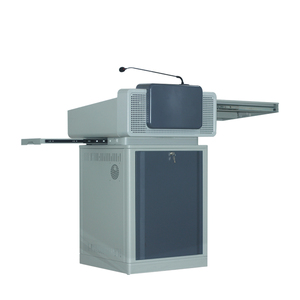 Bề mặt bằng gỗ đa phương tiện Bục Giảng/máy tính giá của giáo viên trình bày bảng với 22 "màn hình tương tác - Product Image 4
