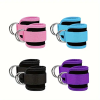 Sangles de cheville en néoprène en cuir personnalisées réglables exercice Fitness sangles de cheville de gymnastique rembourrées pour Machines à câble