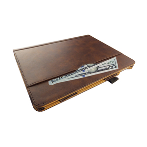 Nội Bộ đóng khung cuốn sách phong cách thư mục PU trường hợp máy tính bảng cho <span class=keywords><strong>Ipad</strong></span> 10.2 bò sọc nâu - Product Image 5