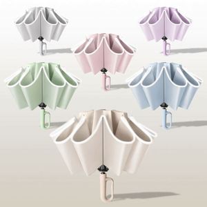 Parapluie pliant léger de haute qualité, promotionnel, vente en gros à prix réduit, avec logo personnalisé - Product Image 3