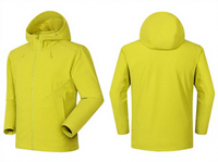 Veste imperméable respirante de haute qualité à 3 couches, coupe-vent technique, veste de randonnée pour le camping