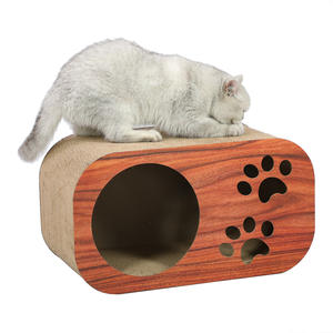 Grattoir à <span class=keywords><strong>chat</strong></span> en <span class=keywords><strong>carton</strong></span> ondulé en forme de maison pour <span class=keywords><strong>chat</strong></span>, prix bas - Product Image 2