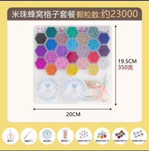 Nuevo Juego de Cuentas de Cerámica de Colores Mezclados, <span class=keywords><strong>para</strong></span> <span class=keywords><strong>Hacer</strong></span> Joyas, <span class=keywords><strong>Pulseras</strong></span>, Pendientes y Collares, en <span class=keywords><strong>Caja</strong></span> de Regalo <span class=keywords><strong>para</strong></span> <span class=keywords><strong>Niñas</strong></span> - Product Image 3