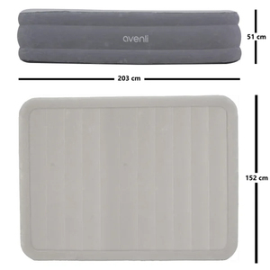 Aufblasbare Luftbett matratze Sprengen Sie ein luxuriöses Queen-Size-Luftbett mit einer eingebauten elektrischen Luftpumpe - Product Image 4