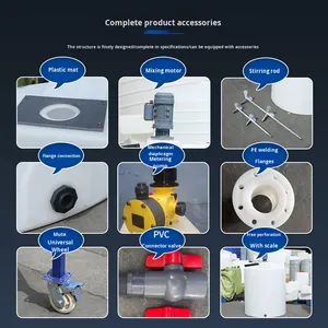 Plastique industriel pour le traitement des eaux usées, résistant à la corrosion, aux acides et aux alcalis, à fond conique, pour machines hydrauliques - Product Image 6