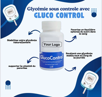 Complément alimentaire naturel GlucoControl OEM |   60 capsules végétaliennes |   Mélange d'herbes pour un équilibre du glucose et un soutien du bien-être métabolique