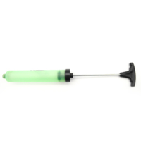 Vente en gros de mini-compresseur manuel de type C de 10 pouces pour les magasins de sport, avec tuyau en caoutchouc de 10 cm, aiguille de gonflage et buse d'air
