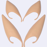 Décoration d'Halloween, fête, latex, plastique, cosplay, oreilles d'elfe, vampire, costume d'elfe, costume d'elfe féminin, costume d'elfe masculin, haute qualité, Letsfancy, adulte