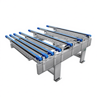 Table d'alimentation et de décharge automatique de la perceuse à six côtés de type rouleau Hongrui