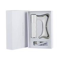 Masseur électrique chauffant pour fascia, raclage gua sha, vibration, relaxation musculaire, micro-courant, appareil de massage pour le lifting du visage