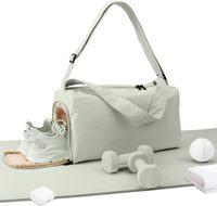 Petit sac de sport pour femmes avec compartiment pour chaussures, sac de voyage élégant, sac de sport léger, sac de sport de type tote