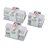 Interrupteur de transfert automatique double alimentation domestique 63A, contrôleur de puissance de secours électrique 220V 50HZ/60HZ