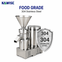 Machine à broyer les colloïdes en acier inoxydable 304 pour beurre de cacahuète, sésame, tahini, sauce chili et pâtes alimentaires