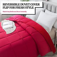 Alternative au duvet en microfibre, couette légère toute saison, taille King, réversible, lavable en machine