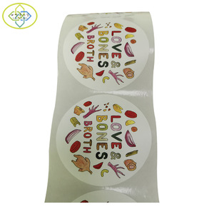 <span class=keywords><strong>Logo</strong></span> Sticker Tùy Chỉnh In Cuộn Nhựa Không Thấm Nước Tổng Hợp Giấy Dính Vinyl Vòng Tròn Sticker - Product Image 6