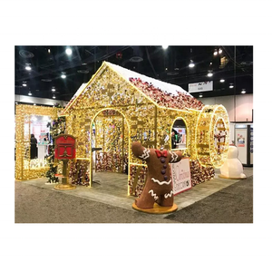 <span class=keywords><strong>2022</strong></span> style mignon extérieur motif de <span class=keywords><strong>noël</strong></span> lumières décoration 3D led maison de la grotte du père <span class=keywords><strong>noël</strong></span> géant - Product Image 1