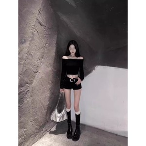 2025 été femmes taille haute coupe ajustée maigre Denim Shorts respirant imprimé motif pantalon nouvelle mode - Product Image 4