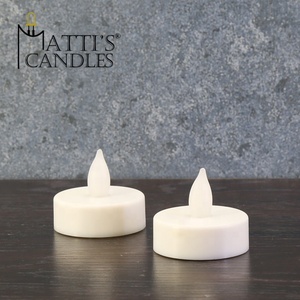 Matti's pas cher à piles mini sans flamme en plastique thé lumière bougie led avec scintillement - Product Image 2