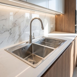 Évier de cuisine rectangulaire en acier inoxydable 304 à encastrer sous plan et cuve d'évier de cuisine – Meilleur prix et haute qualité - Product Image 1
