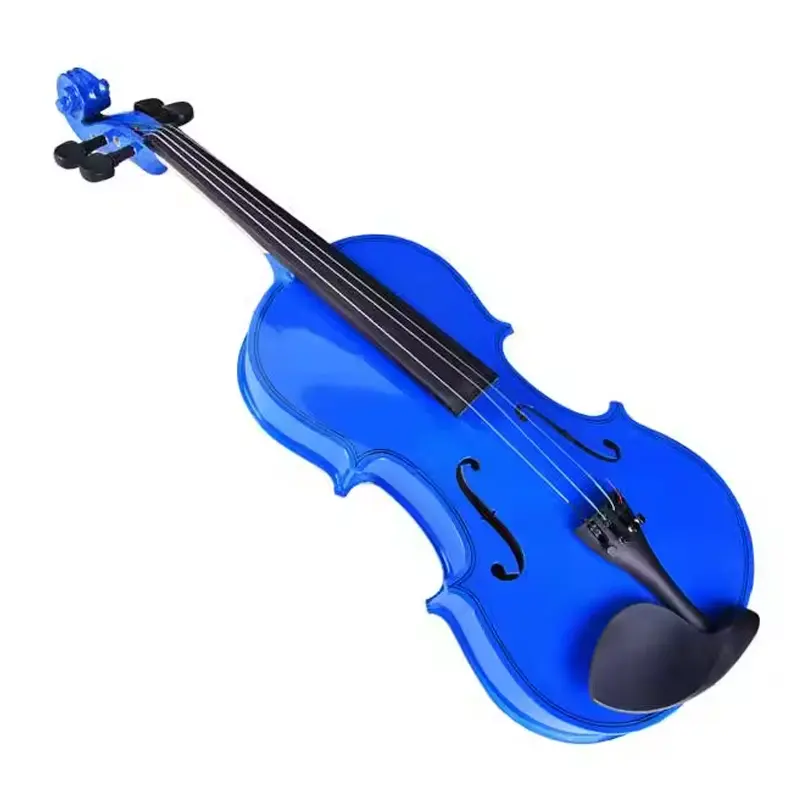 Vier Kleuren Gegarandeerd Kwaliteit 4/4-1/16 Maat Viool Instrument Staal Snaar En Hars Voor Studenten En Beginners