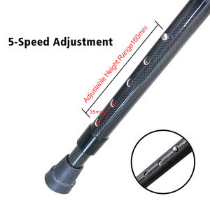 Aide à la marche en fibre <span class=keywords><strong>de</strong></span> carbone véritable 3K personnalisée OEM, dispositif d'assistance à la marche haute résistance pour <span class=keywords><strong>béquilles</strong></span> en fibre <span class=keywords><strong>de</strong></span> carbone - Product Image 3