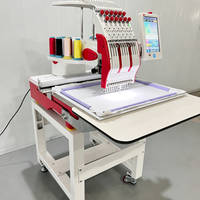 Appareil de broderie économique pour débutants avec motifs de points préprogrammés et écran LED pour les clubs de couture scolaires