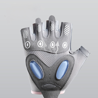 Guantes Deportivos Personalizados al por Mayor para Entrenamiento, Gimnasio, Ciclismo, Levantamiento de Pesas, Medios Dedos