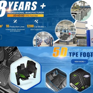 Nouveau produit KQD, tapis de sol de voiture en matériau TPE 5D écologique et inodore, tapis de sol pour pick-up BYD Shark 2024 - Product Image 6