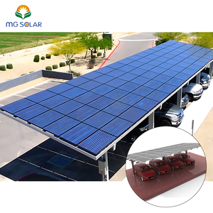 Sistema de Instalación de Diseño de Cochera Solar de Acero y Aluminio Impermeable <span class=keywords><strong>MG</strong></span> Solar de 10kw - Product Image 6