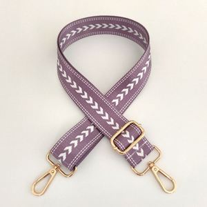 2021 New Colors Braided Nylon Bag with 3.8cm Woven Belt Cross Body Design Adjustable Wide Shoulder Straps - Product Image 6