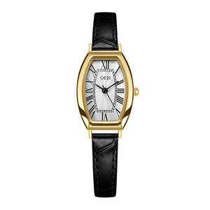 2025 nouvelle montre pour femme rétro en forme de Tonneau cadran Simple montre à Quartz élégant bracelet en cuir montre-bracelet - Product Image 2