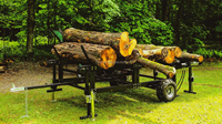 Processeur de bois de chauffage RIMA Force de division de 30 tonnes, contrôle de manette de moteur électrique 24 "longueur de travail fendeur de bûches