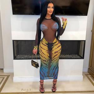 2025 <span class=keywords><strong>prix</strong></span> d'usine nouveautés OEM imprimer robes sexy nuit des femmes - Product Image 5