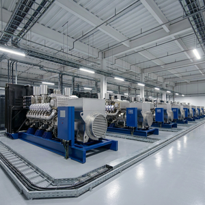 เครื่องกำเนิดไฟฟ้าดีเซลแบบระบายความร้อนด้วยน้ำชนิดเงียบ กำลังไฟ 1600KW 1800KW ความน่าเชื่อถือสูง สำหรับศูนย์ข้อมูล  ระบบสำรองไฟฟ้าสำรองสำหรับอุตสาหกรรม - Product Image 1