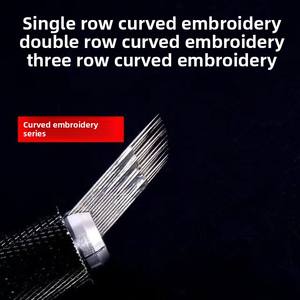 Lámina <span class=keywords><strong>de</strong></span> Agujas para Tatuaje Hechas a Mano con Tres/Cinco Agujas, Cuchillas <span class=keywords><strong>de</strong></span> Sombreado Semipermanentes para Cejas y Tatuajes - Product Image 4