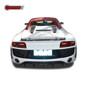ชุดแต่งรอบคันวัสดุไฟเบอร์กลาสสไตล์ Reg-ula สำหรับ Audi R8 ปี 2008-2015 ประกอบด้วยกันชนหน้า สเกิร์ตข้าง และกันชนหลัง - Product Image 3