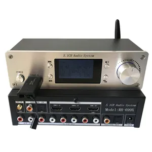 Audio Extractor Decoder 5.1CH Mendukung AC3/DST Amplifier Analog Converter Mendukung 4K 3D RCA 3.5Mm Output Headphone