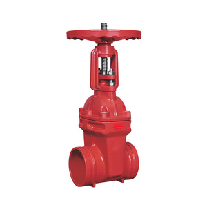 Fire Gate Valve Rising Stem Flange DN50-200 Hard Seal Water Use National Standard - Product Image 1