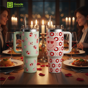 Goode Durable 16oz/40oz Matériel PET Écologique Étanche Anti-rayures Anti-UV pour Autocollant de Transfert Tasses Saint-Valentin <span class=keywords><strong>XOXO</strong></span> - Product Image 3