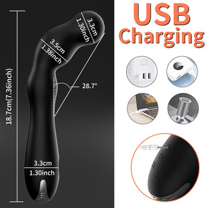 Оптовая продажа вибраторов: 12-частотный вибратор-стимулятор для массажа простаты и анальной стимуляции, секс-игрушка, вибратор для точки G - Product Image 2