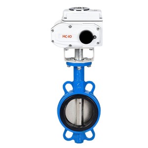 Válvula de Mariposa Eléctrica Tipo Wafer HCD971XH-16 con Sello Suave, Conexión de Brida DN40-DN150 para Ajuste de Agua - Product Image 2