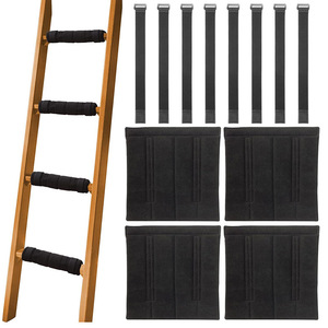 Échelle de lit double avec tapis de sécurité, 3-3,9 pieds, sans perçage, pour lit mezzanine, utilisation mère et fils - Product Image 4